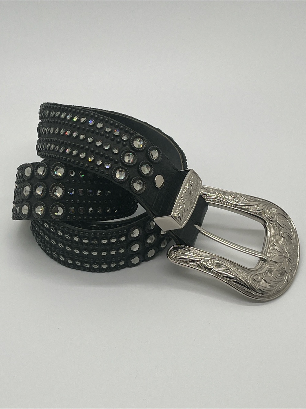 Kippys Swarovski crystal studded belt. Size 38.